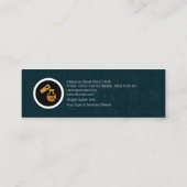 Wissenschafts-Periodensystem-Mathe-Formel-Schmutz Mini Visitenkarte (Rückseite)