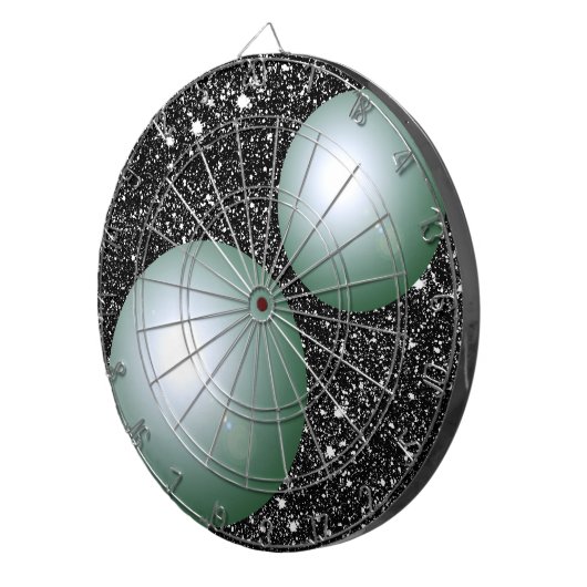 Wissenschafts-Planeten-planetarische Geeky Dartscheibe (Vorderseite rechts)