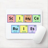 Wissenschafts-Regeln Mousepad (Mit Mouse)