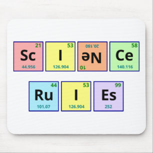 Wissenschafts-Regeln Mousepad