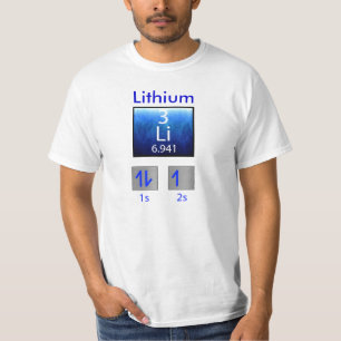 Wissenschafts-T - Shirt: Lithium T-Shirt