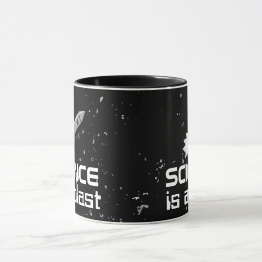 Wissenschafts-Tassen-Geschenk-Rocket-Wissenschaft Tasse (Zentrum)