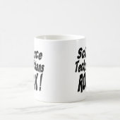 Wissenschafts-Techniker-Felsen! Tasse (Mittel)