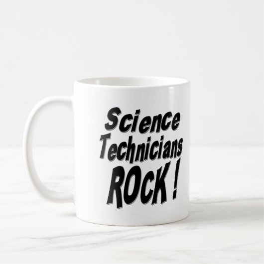 Wissenschafts-Techniker-Felsen! Tasse (Links)