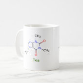 Wissenschafts-Tee und Zitronen-Tasse Kaffeetasse (Vorderseite Links)