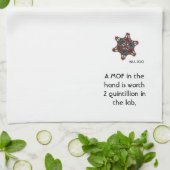 Wissenschafts-Tücher -- "Ein MOF in der Hand…" Geschirrtuch (Gefaltet)