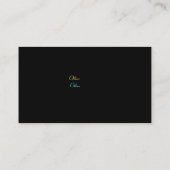 Wissenschafts-Visitenkarte Visitenkarte (Rückseite)