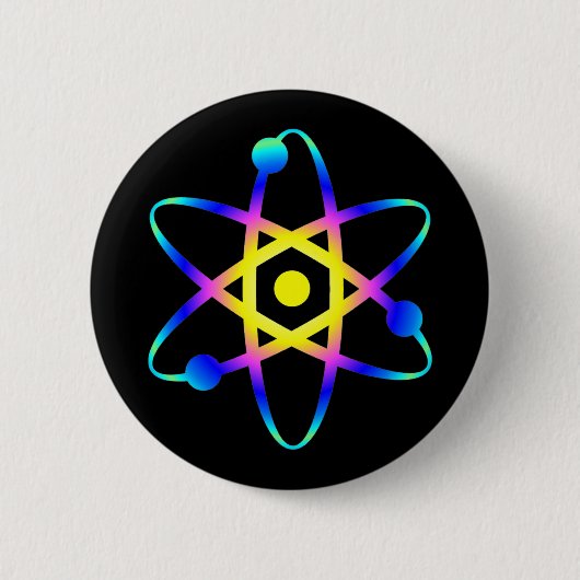 Wissenschaftsatom Button (Vorderseite)