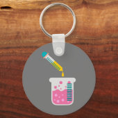 Wissenschaftschemie - niedliche Wissenschaftsausrü Schlüsselanhänger (Vorderseite)