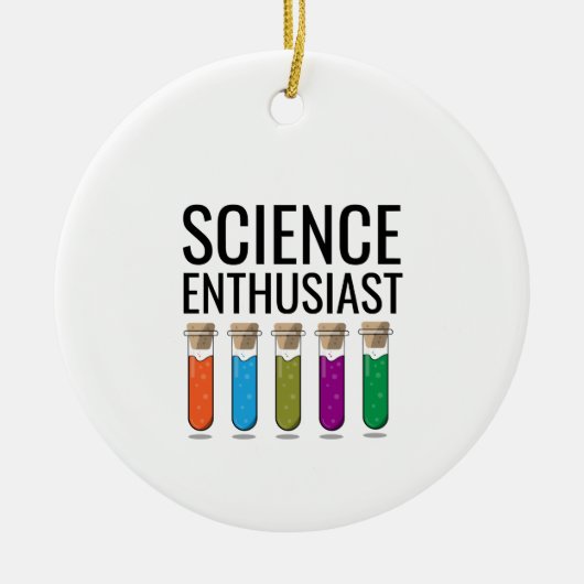 Wissenschaftsenthusiast Keramik Ornament (Vorne)
