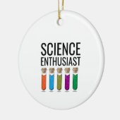 Wissenschaftsenthusiast Keramik Ornament (Links)