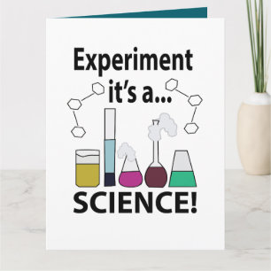 Wissenschaftsexperiment Es ist Wissenschaft Karte