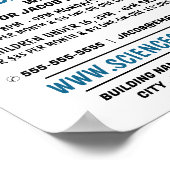 Wissenschaftsexperten, Werbung in Wissenschaftskur Poster (Ecke)