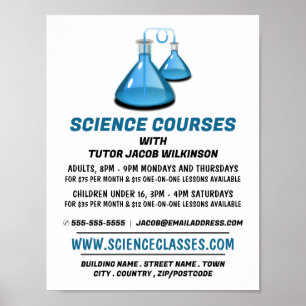 Wissenschaftsexperten, Werbung in Wissenschaftskur Poster