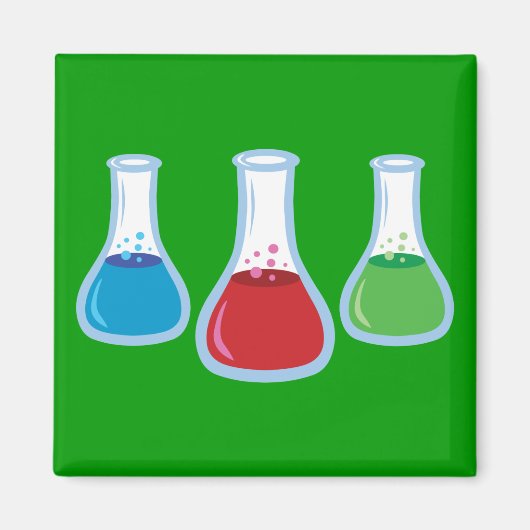 Wissenschaftsflaschen Magnet (Vorne)
