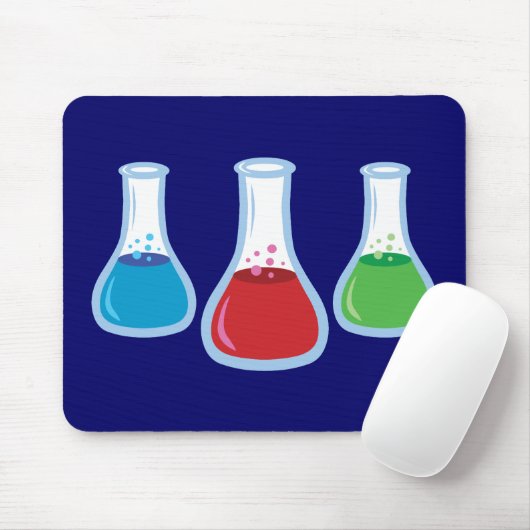 Wissenschaftsflaschen Mousepad (Mit Mouse)