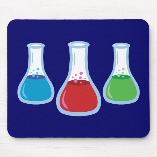 Wissenschaftsflaschen Mousepad (Vorne)