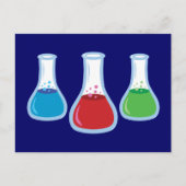 Wissenschaftsflaschen Postkarte (Vorderseite)
