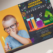 Wissenschaftsgeburtsfeier Foto Einladung