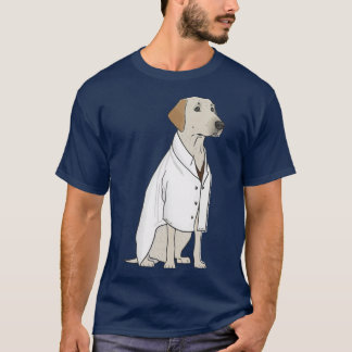 Wissenschaftslabor Labrador Retriever im Laborkitt T-Shirt