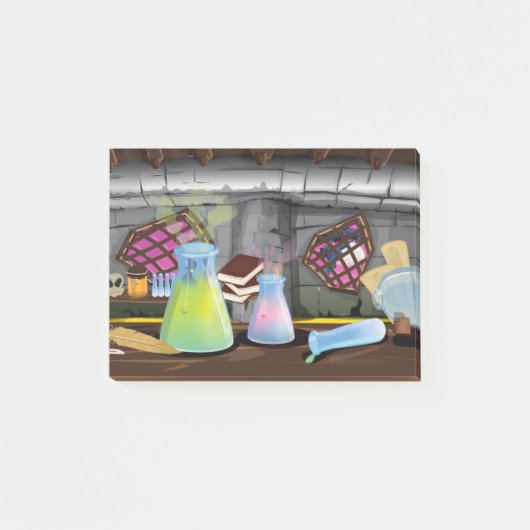 Wissenschaftslabor Post-it Klebezettel (Vorderseite)