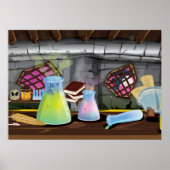 Wissenschaftslabor Poster (Vorne)