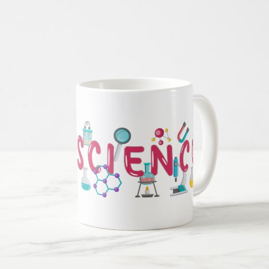 Wissenschaftslaboratorien Kaffeetasse (VorderseiteRechts)