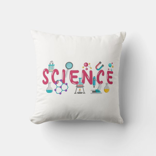 Wissenschaftslaboratorien Kissen (Vorderseite)