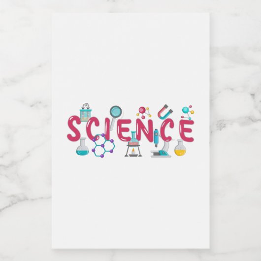 Wissenschaftslaboratorien Lebensmitteletikett (Einzelnes Label)