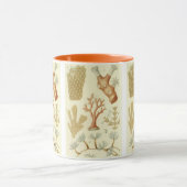 Wissenschaftslehrbuch Biologie, Vintage Korallenti Tasse (Zentrum)