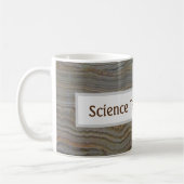 Wissenschaftslehrer Brown Green Strished Onyx Kaffeetasse (Links)