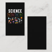 Wissenschaftslehrer Chemielabor Visitenkarte (Vorne/Hinten)