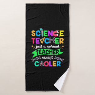 Wissenschaftslehrer Cool Badehandtuch