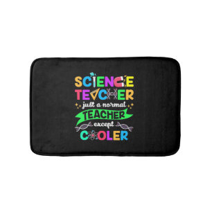 Wissenschaftslehrer Cool Badematte