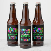 Wissenschaftslehrer Cool Bierflaschenetikett (Flaschen)