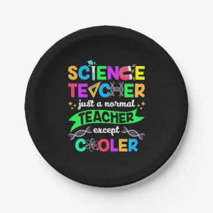 Wissenschaftslehrer Cool Pappteller