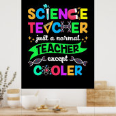 Wissenschaftslehrer Cool Poster (Küche)
