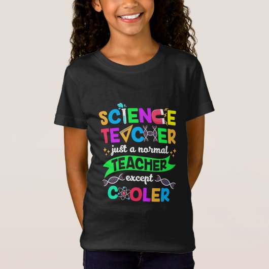 Wissenschaftslehrer Cool T-Shirt (Vorderseite)