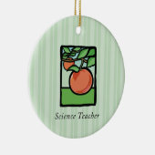 Wissenschaftslehrer Danke, Apple Keramik Ornament (Rechts)