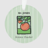 Wissenschaftslehrer Danke, Apple Ornament (Vorderseite)