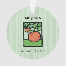 Wissenschaftslehrer Danke, Apple Ornament