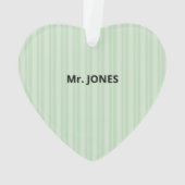 Wissenschaftslehrer Danke, Apple Ornament (Rückseite)