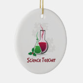 Wissenschaftslehrer, Experimente frohe Weihnachten Keramik Ornament (Rechts)