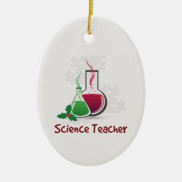 Wissenschaftslehrer, Experimente frohe Weihnachten Keramik Ornament