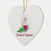Wissenschaftslehrer, Experimente frohe Weihnachten Keramik Ornament (Links)