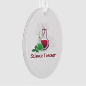 Wissenschaftslehrer, Experimente frohe Weihnachten Ornament (Vorderseite)