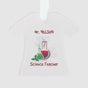 Wissenschaftslehrer, Experimente frohe Weihnachten Ornament