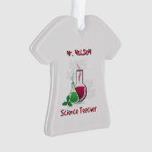 Wissenschaftslehrer, Experimente frohe Weihnachten Ornament (Vorderseite)