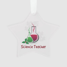 Wissenschaftslehrer, Experimente frohe Weihnachten Ornament
