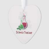 Wissenschaftslehrer, Experimente frohe Weihnachten Ornament (Vorderseite)